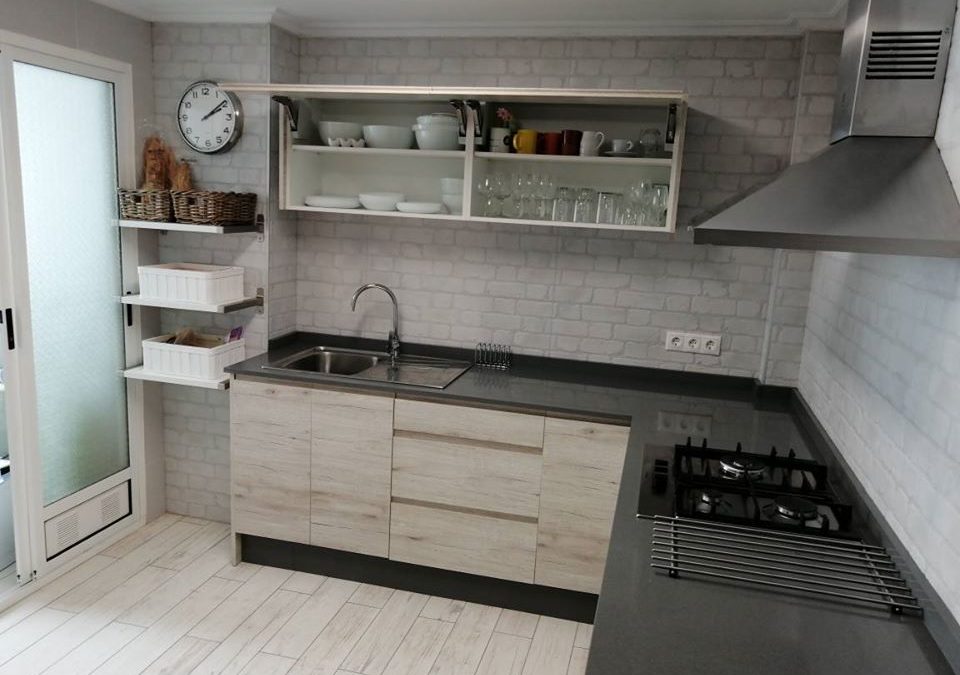 Preciosa cocina funcional